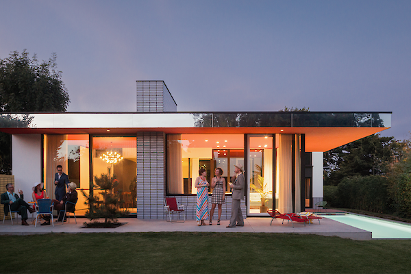 A former artist’s home in Belgium is redesigned with a retro-cool aesthetic